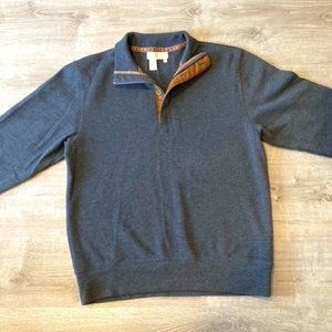 Territory Ahead quarter zip crew neck sweater